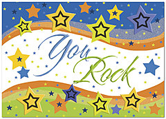 Select a verse, create your own custom verse, or order blank.  Star Wave Employee Appreciation Card D2099D-Y